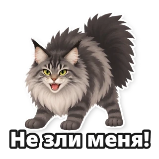 Стикер 7 из набора: кот